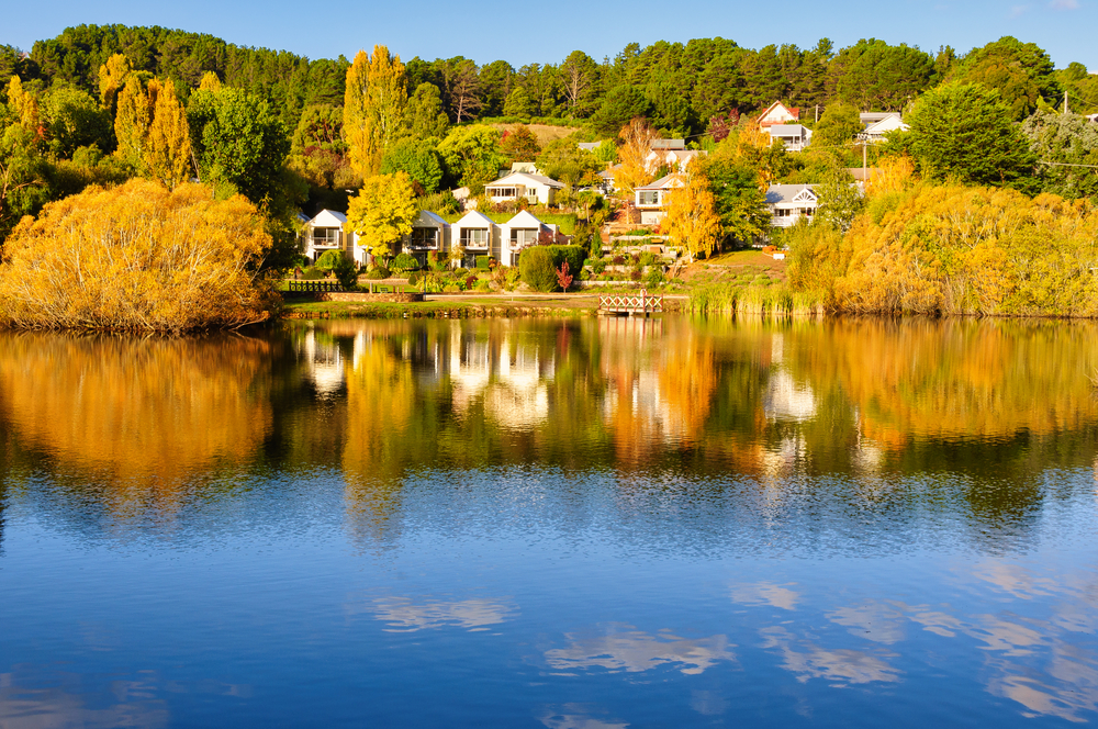 Lake Daylesford. Many of the best restaurants in Daylesford are near the lake.