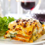 Vegetarian Lasagne - as you might find at the Sorrento Restaurant