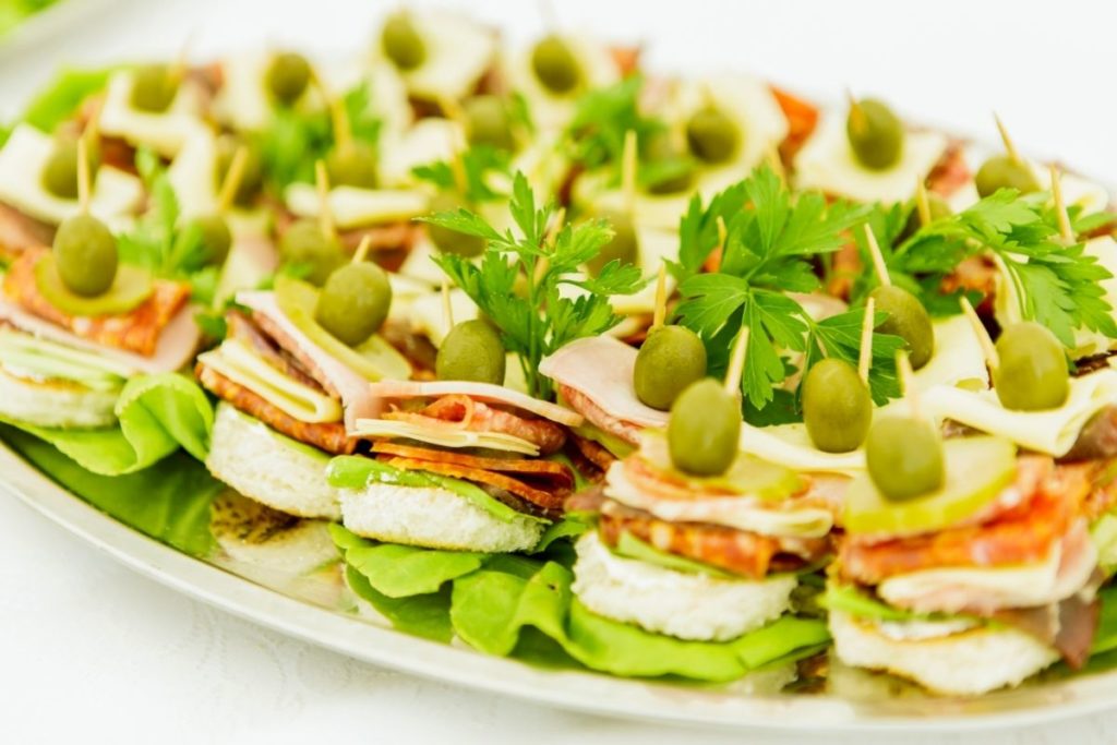 Mini Sandwiches - catering food ideas for engagement parties
