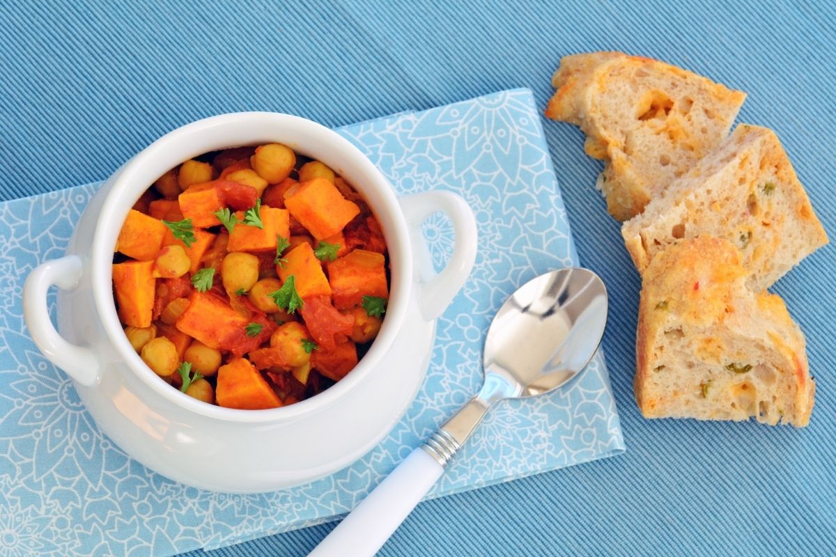 Lentil, Chickpea, And Sweet Potato Curry - vegan and gluten free sweet potato masala recipes
