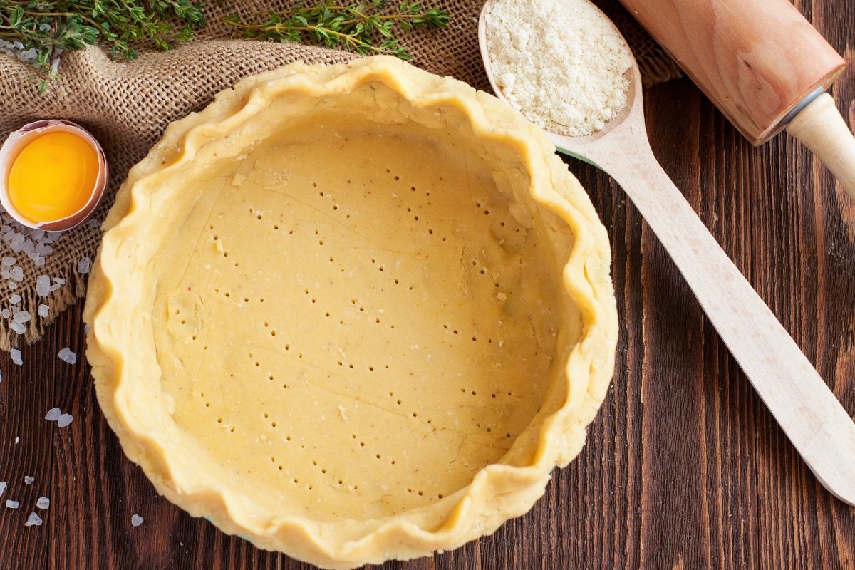 No-Roll Chickpea Flour Pie Crust 