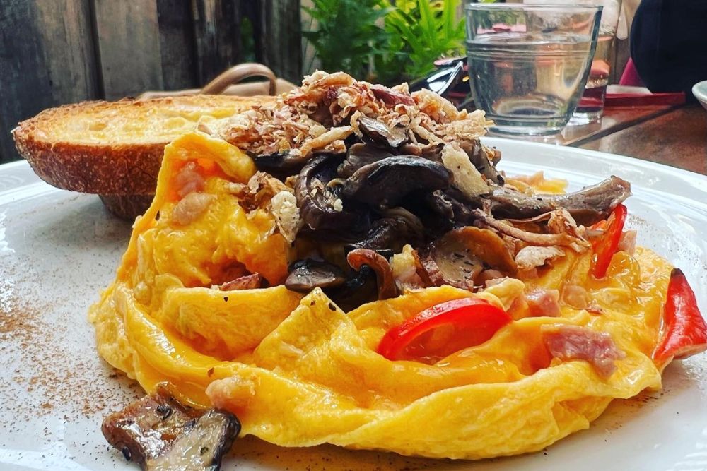 mushroom scramble - Mr Hendricks - best breakfasts in Melbourne
