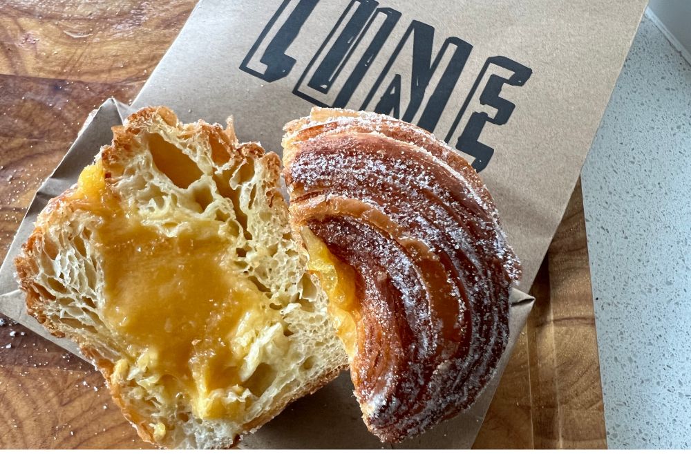 Lune Croissanterie - Lemon Curd Cruffin - our ultimate guide to everything sweet
