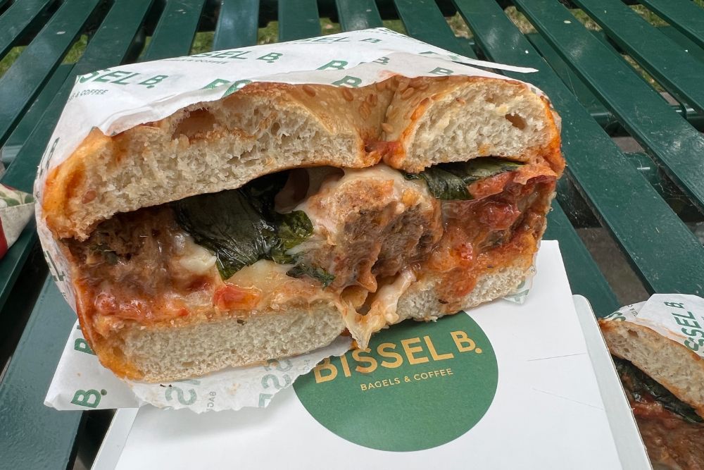 Meatball bagel - Bissel B. - best bagel toppings for breakfast, lunch and  dinner
