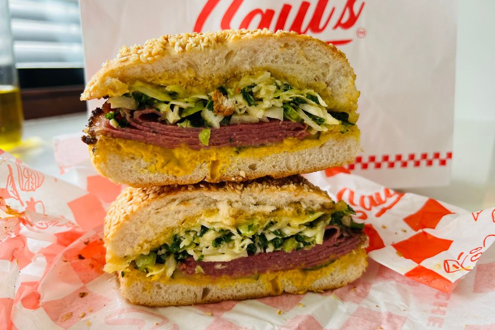 Saul's Sandwiches - Smoked Pastrami Stacked