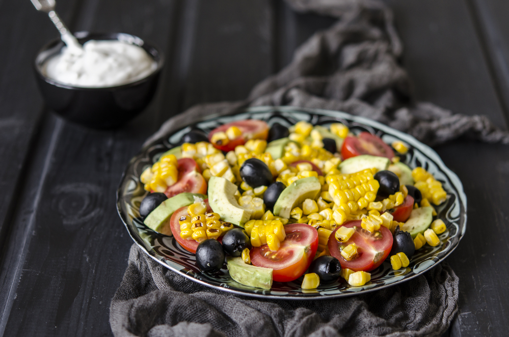 Vegan Corn Salad - social gatherings and being vegan
