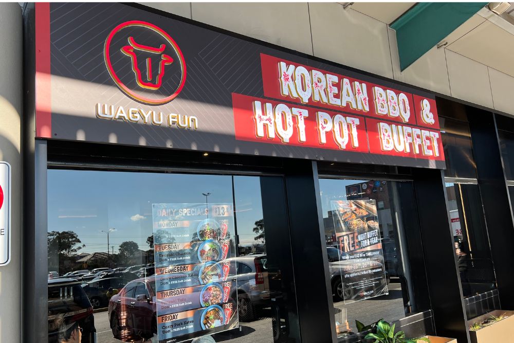 Wagyu Fun Burwood One - Exterior - best Korean BBQ restaurants in Melbourne
