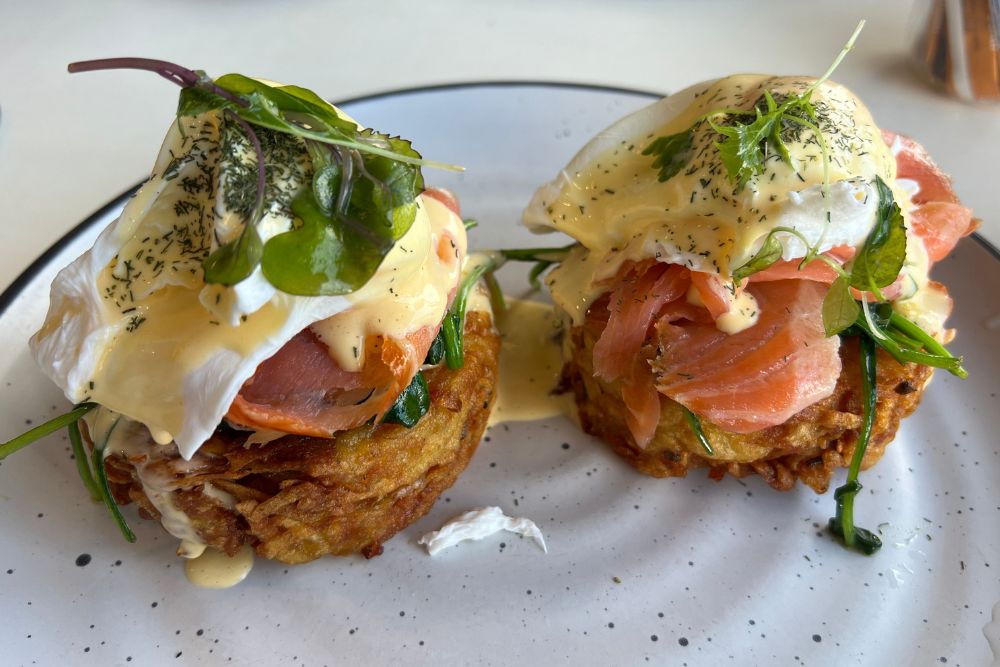 Rosti Benedict - Thymes Five Cafe - Best breakfasts in Perth
