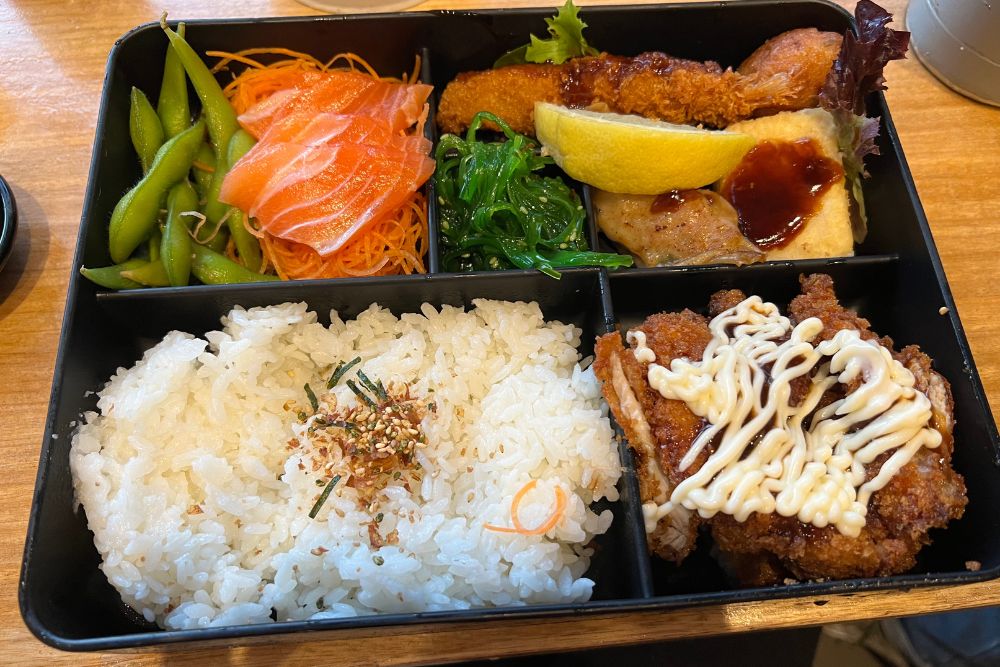Samurai Hawthorn - Crumbed Fried Chicken Bento Box
