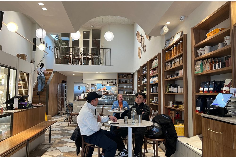 Via Porta Eatery-Deli - Dining Room Close - best Croissants in Melbourne