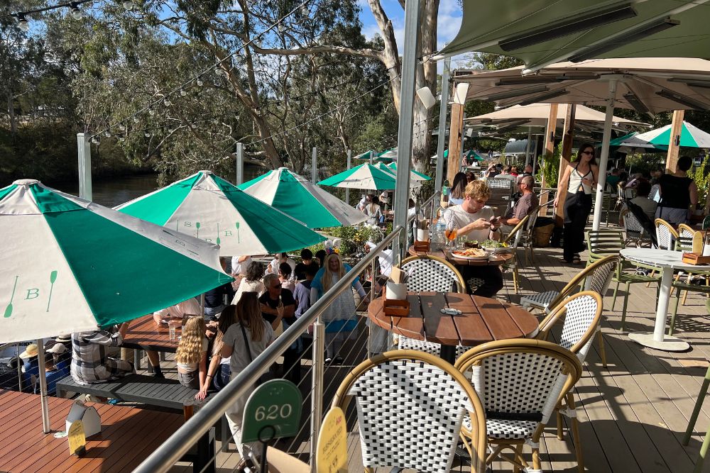 Studley Park Boathouse - Deck in the Sun