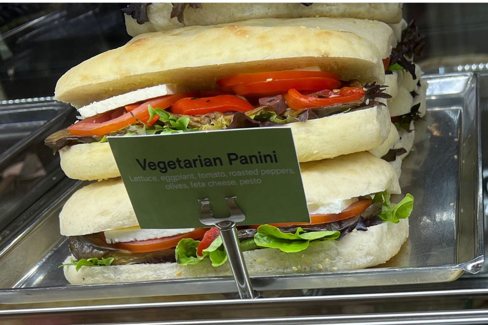 Vanilla Lounge - Vegetarian Panini Close