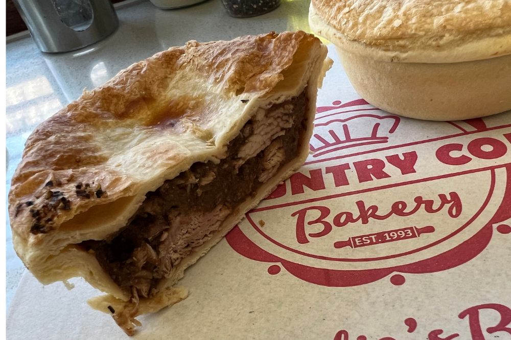 Country Cob Bakery - Pork Pie Side On - Best Bakeries in Melbourne