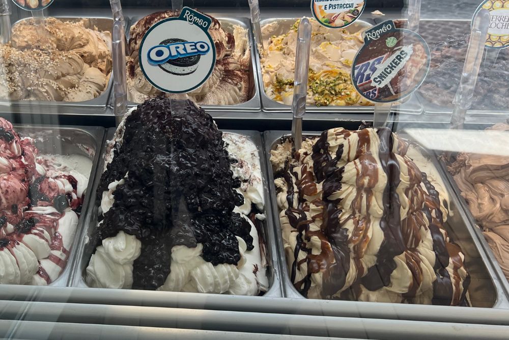 Gelato in Chiller - Rome - Best Ice Cream in Sydney