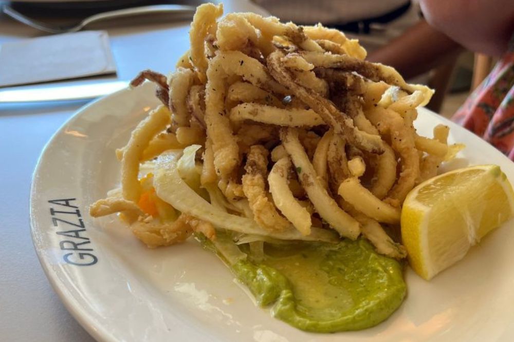 Grazia Restaurant - Calamari Fritti Alla Joe