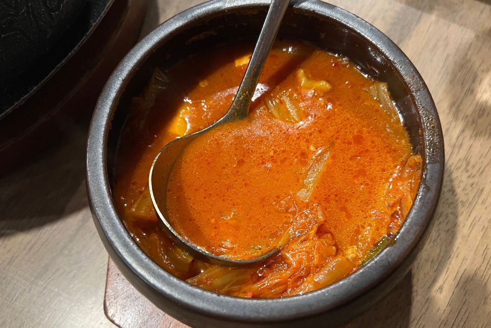 Best Spots for Korean BBQ in Sydney - Mino April - Kimchi Soup