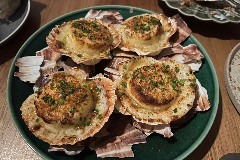 Etta Dining - Scallops clear - Best Wine Bars in Melbourne