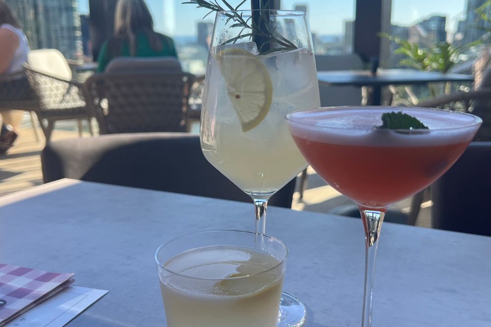 Best Rooftop Bars in Sydney (Fleet Rooftop Cocktails Close)