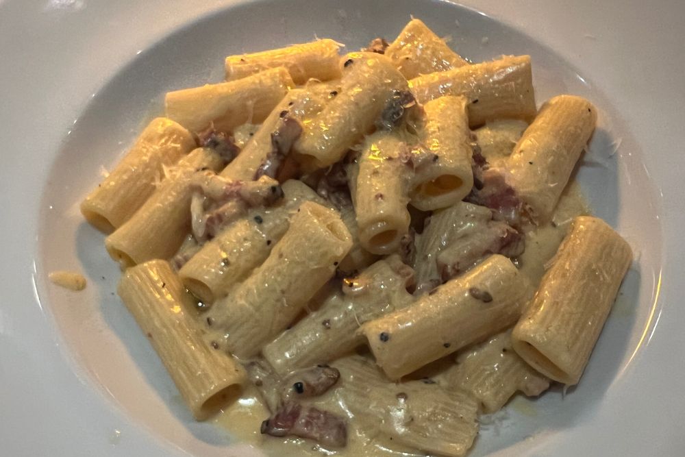 Tearo Gastronomia - Rigatoni Carbonara - Best Italian restaurants in Sydney