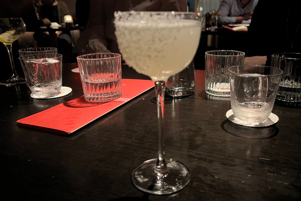 Bar Jayda - Margarita & Water Glasses - Best Middle Eastern Food and Restaurants in Melbourne